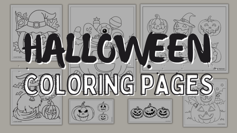 Halloween coloring pages