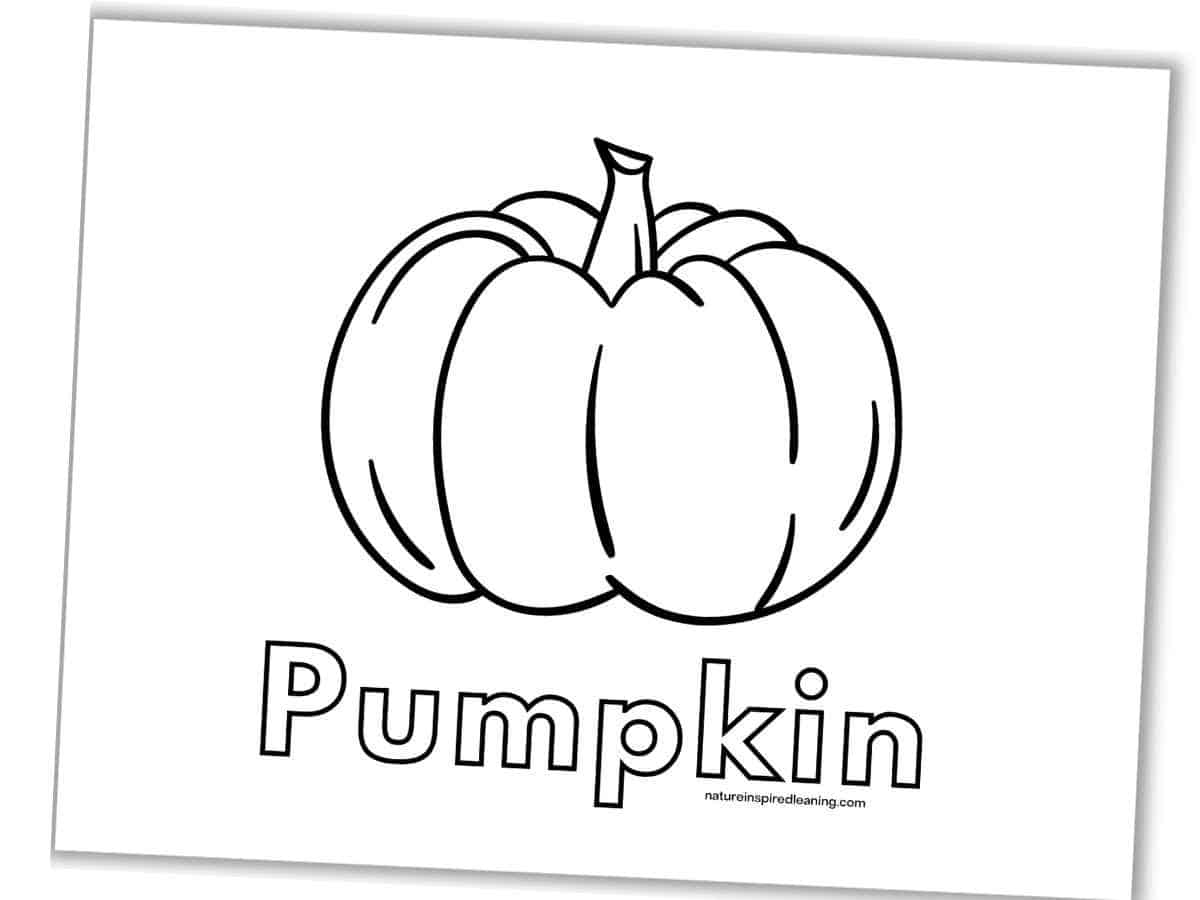 Pumpkin coloring pages