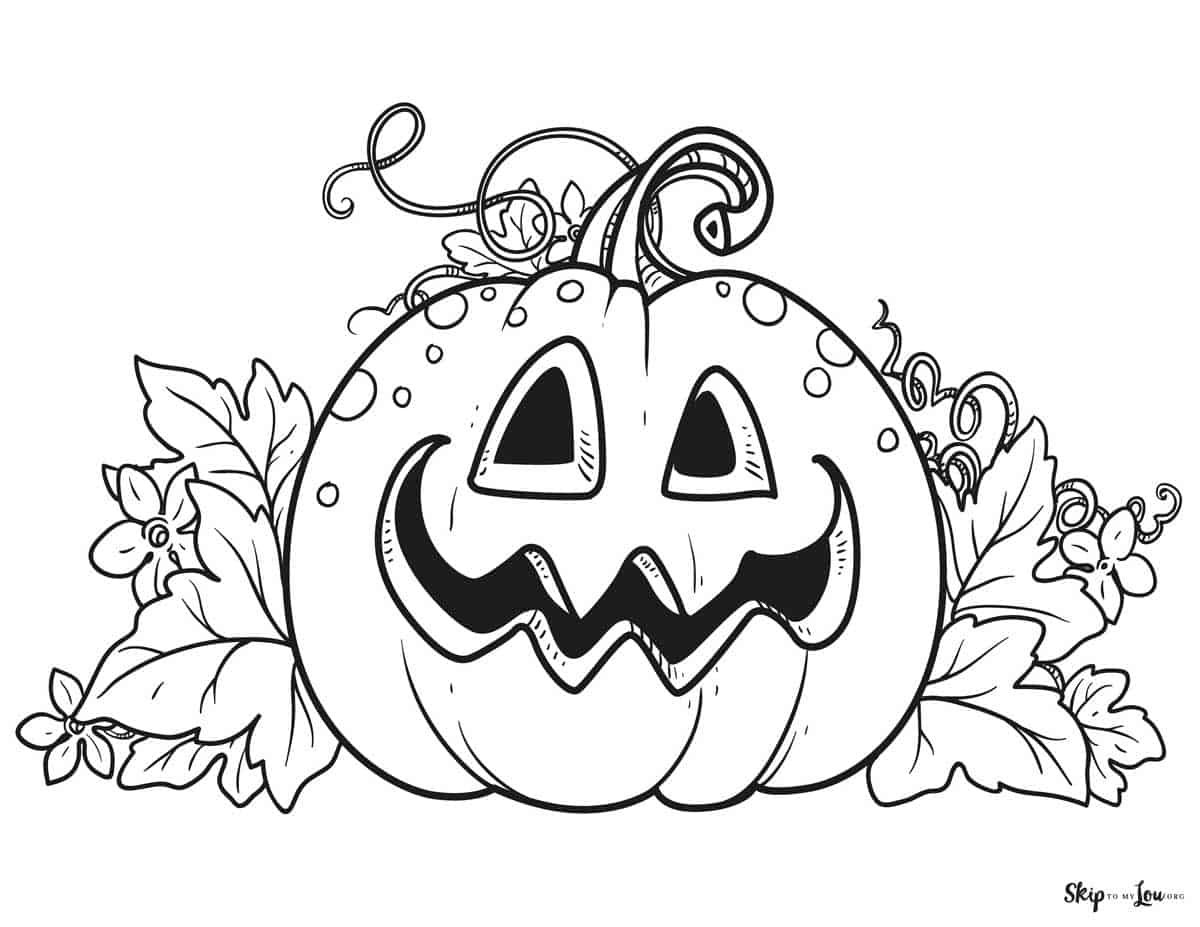 Pumpkin coloring pages skip to my lou