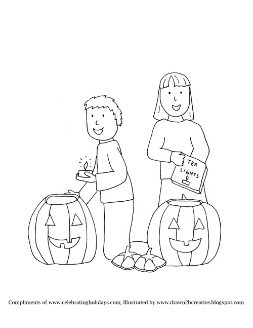 Pumpkin carving coloring pages with bible verses for halloween celebrating holidays