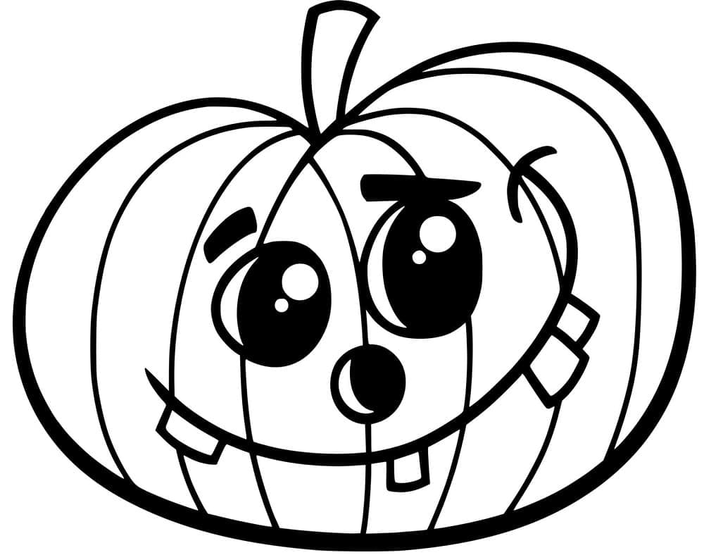 Halloween pumpkin coloring pages