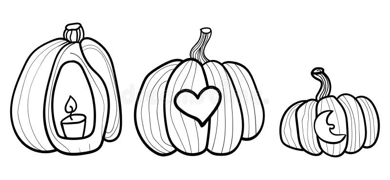 Pumpkin carving page stock illustrations â pumpkin carving page stock illustrations vectors clipart