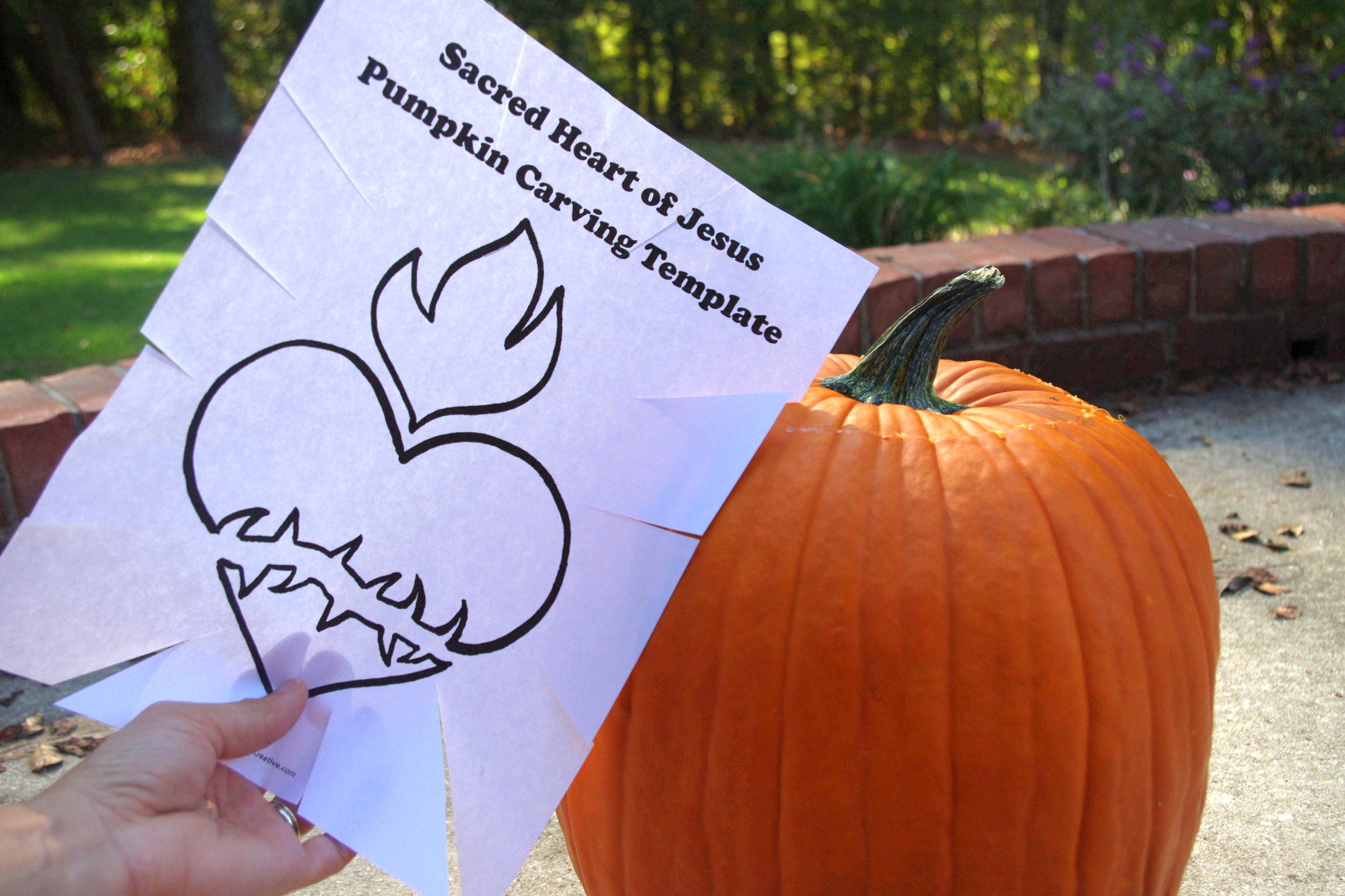 Easy catholic pumpkin carving templates