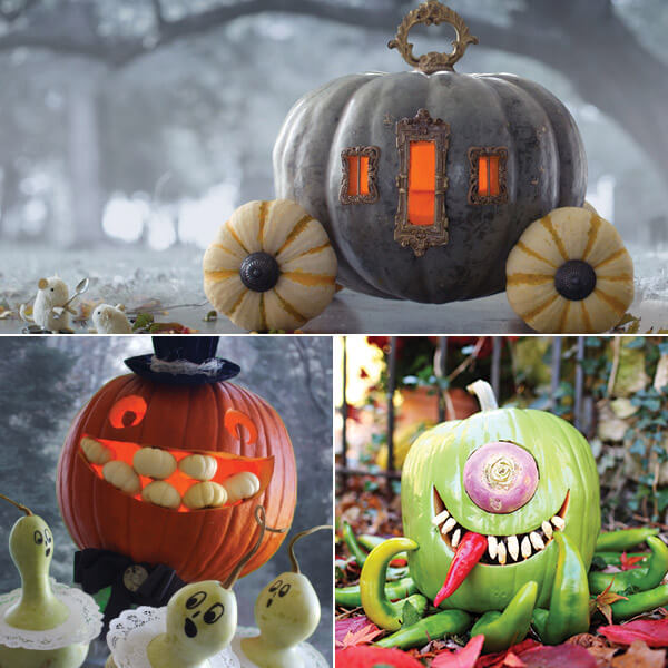 Creative pumpkin carving inspiration