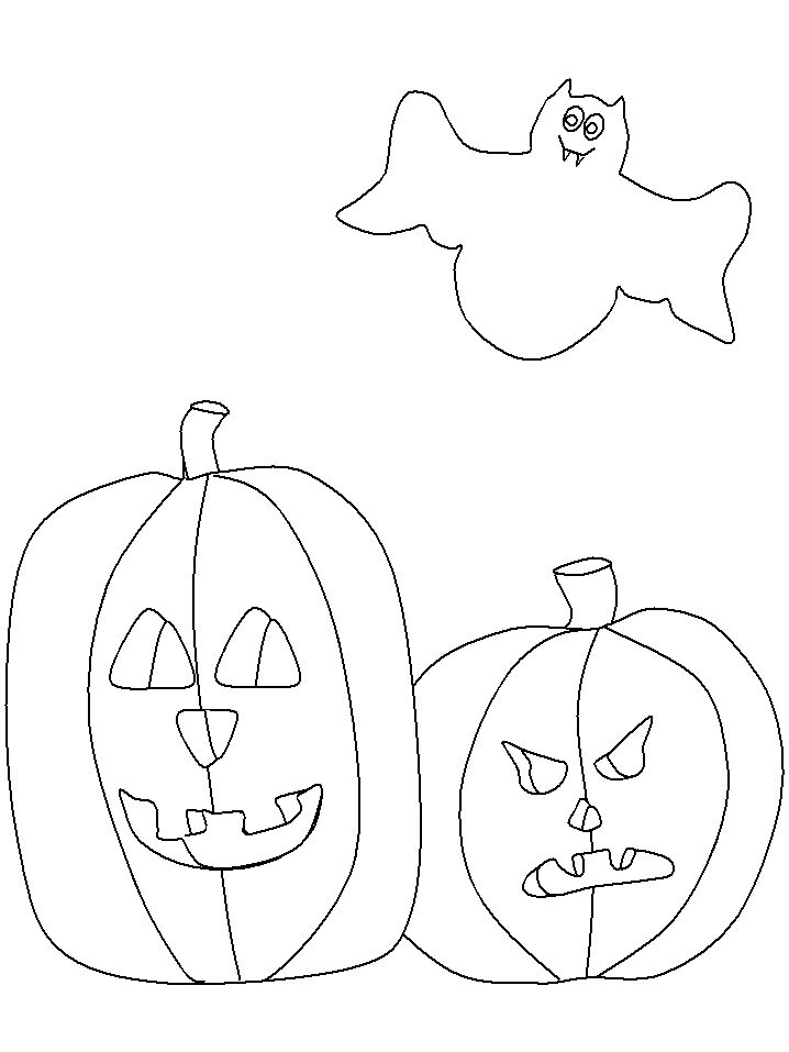 Free pumpkin coloring pages for kids