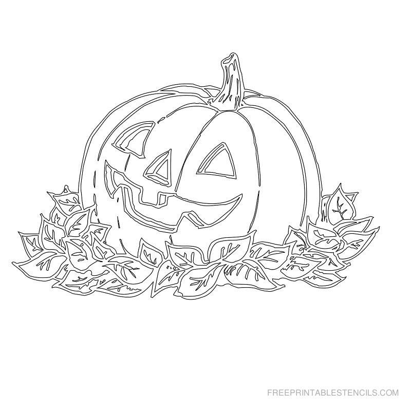 Printable pumpkin stencils