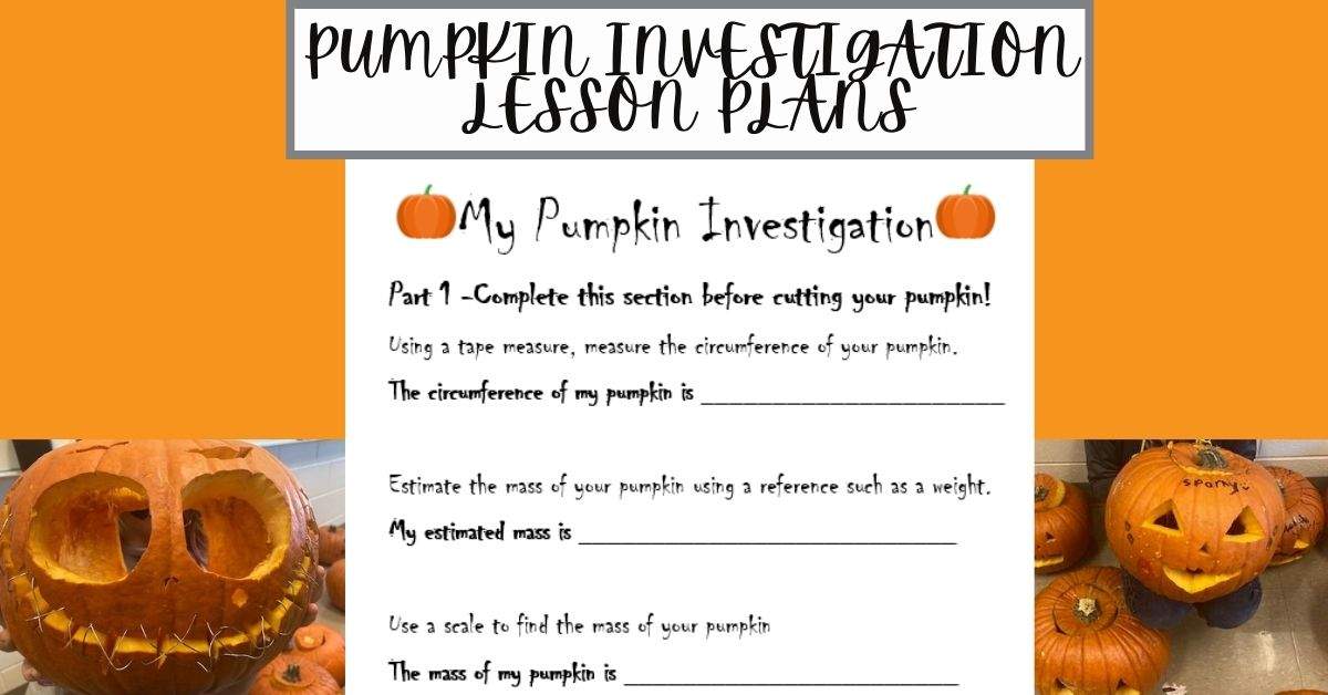 Free fun pumpkin carving lesson plans just in time for halloween