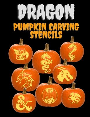 Dragon pumpkin carving stencils dragon patterns including medieval ornate fire