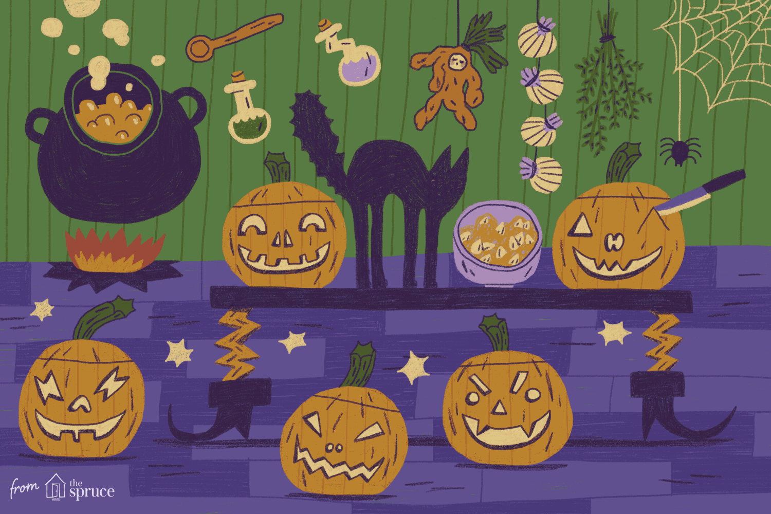 Free pumpkin carving patterns and templates for halloween