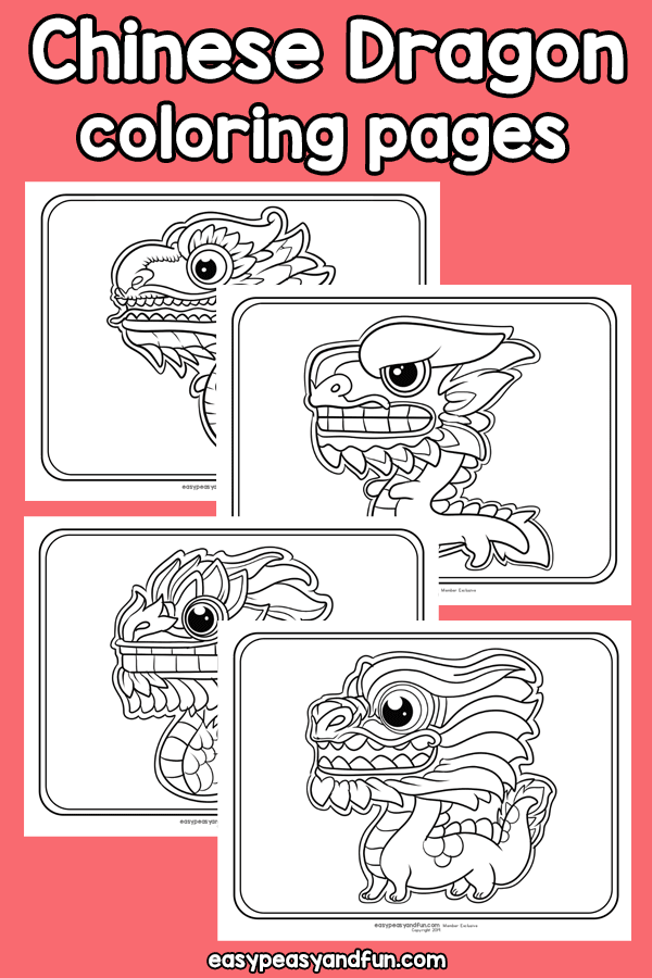 Silly chinese dragon coloring pages â easy peasy and fun hip