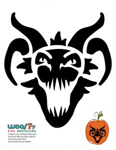Dragon and unicorn pumpkin stencils woo jr kids activities childrens publishing