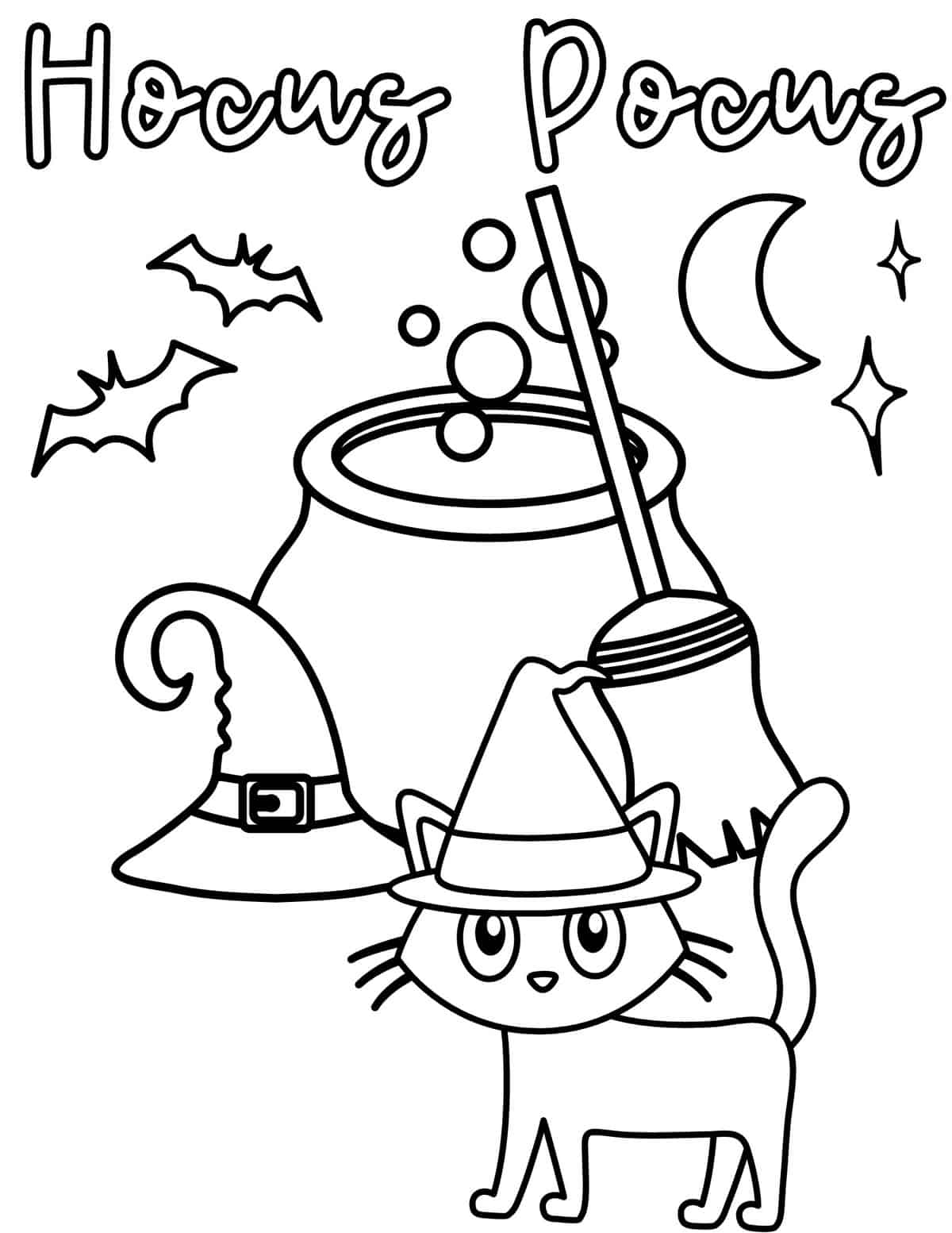 Free halloween coloring pages for kids and adults