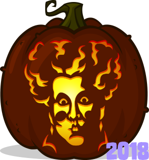 Winifred sanderson pumpkin pattern