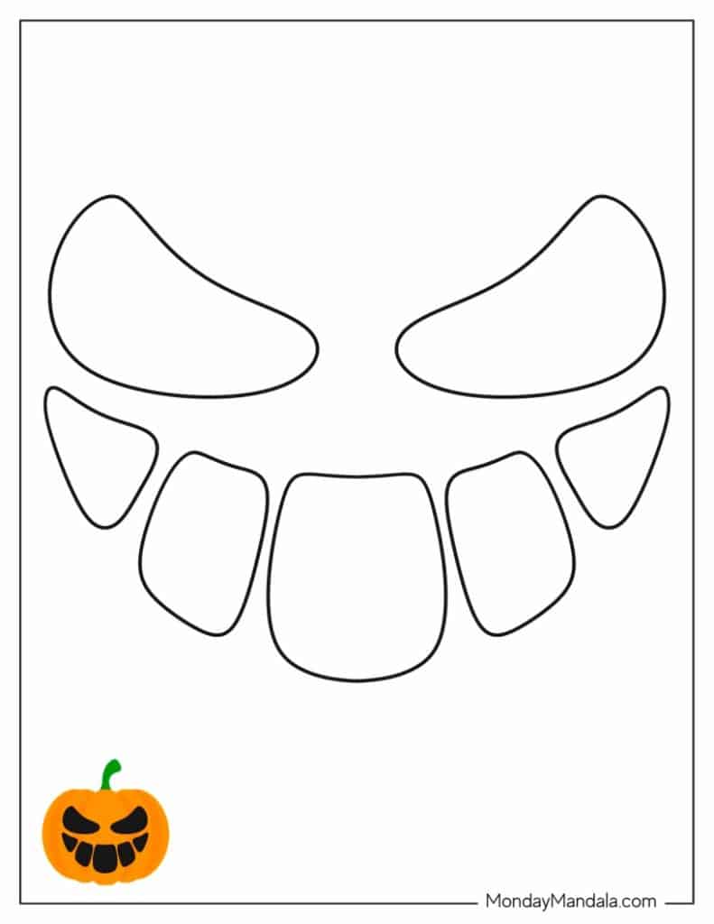 Pumpkin carving stencils free pdf printables