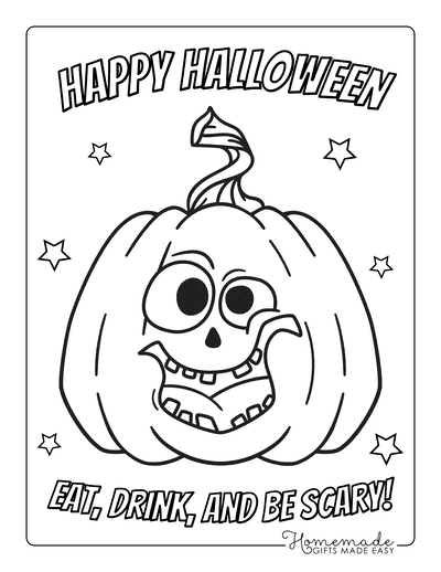 Free printable halloween coloring pages