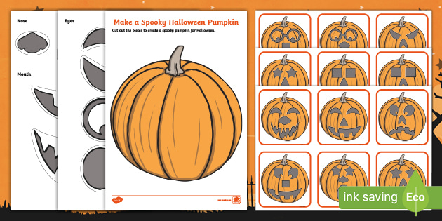 Easy pumpkin faces