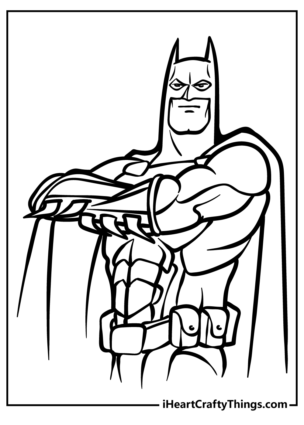 Batman coloring pages free printables