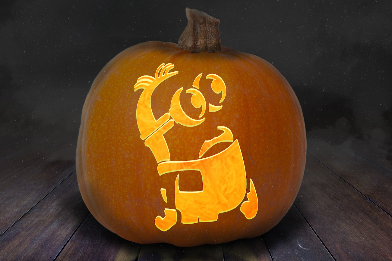 Minion pumpkin stencils amazing printable pumpkin templates