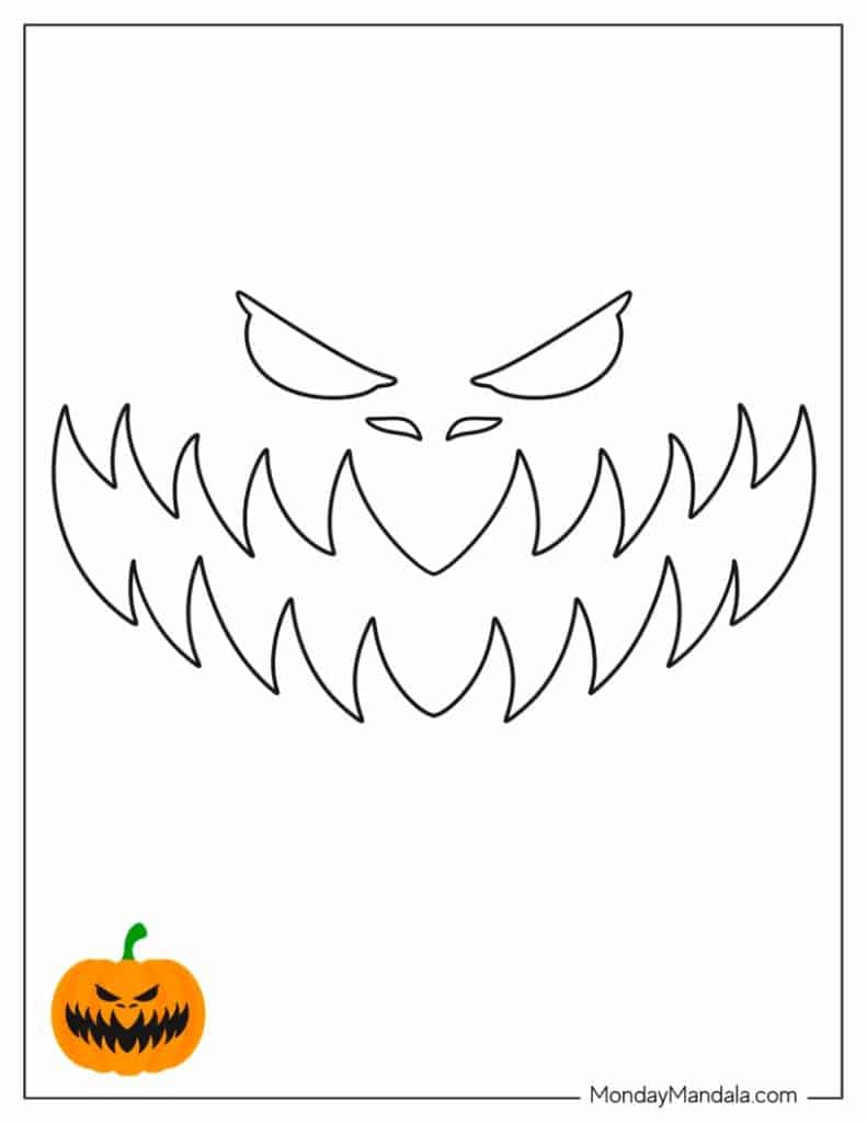 Pumpkin carving stencils free pdf printables