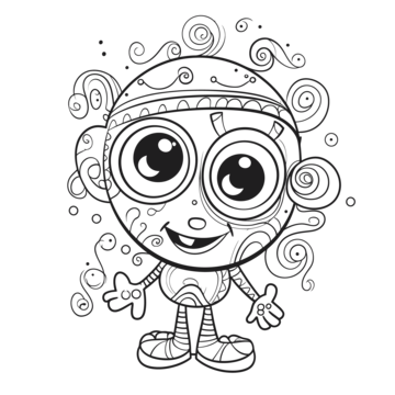 Halloween coloring pages png transparent images free download vector files