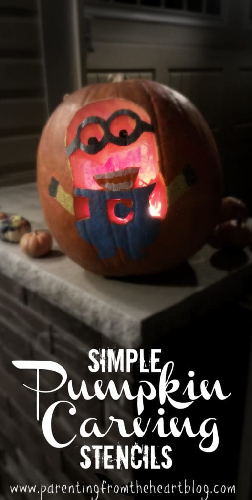 Simple pumpkin carving stencils