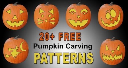 Pumpkin carving patterns stencils templates halloween decoration â diy projects patterns monograms designs templates