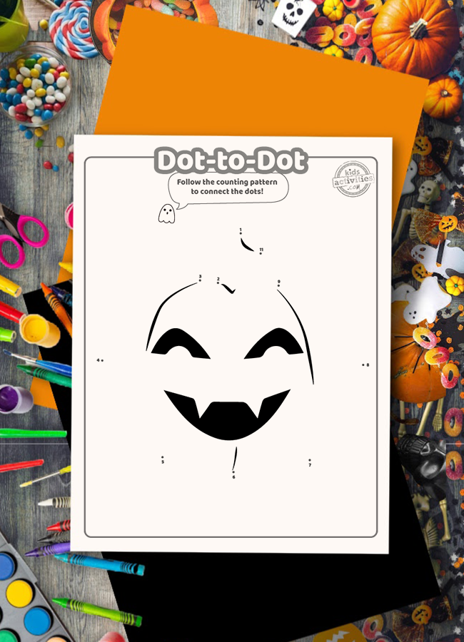 Delightful halloween dot to dot printables kids activities blog