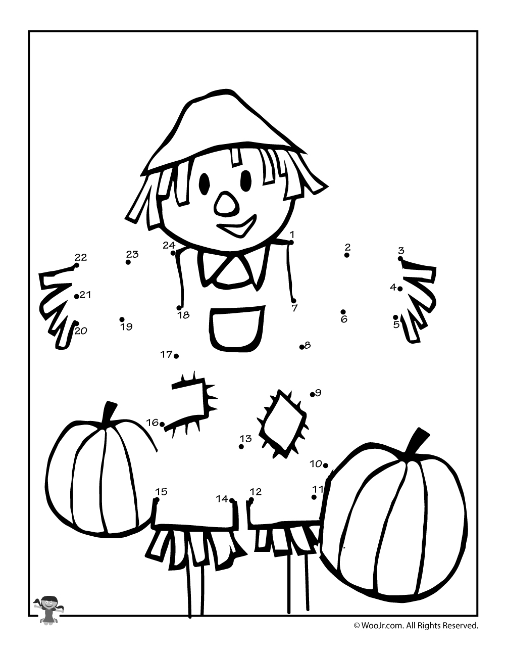 Printable fall dot to dots woo jr kids activities childrens publishing