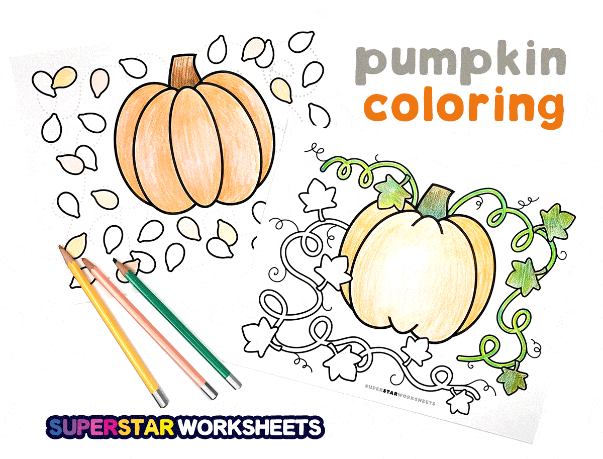 Pumpkin coloring pages