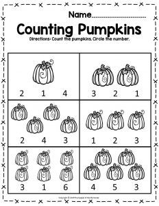 Free printable pumpkin worksheets for preschoolers kindergartners halloween worksheets preschool preschool worksheets halloween math worksheets