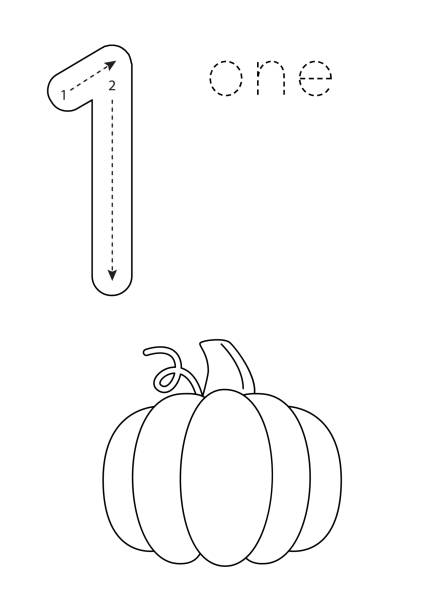 Counting game coloring page stock illustrations royalty