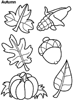 Fall free coloring pages