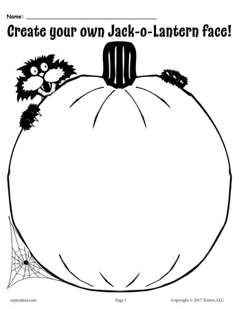 Free pumpkins coloring pages for kids