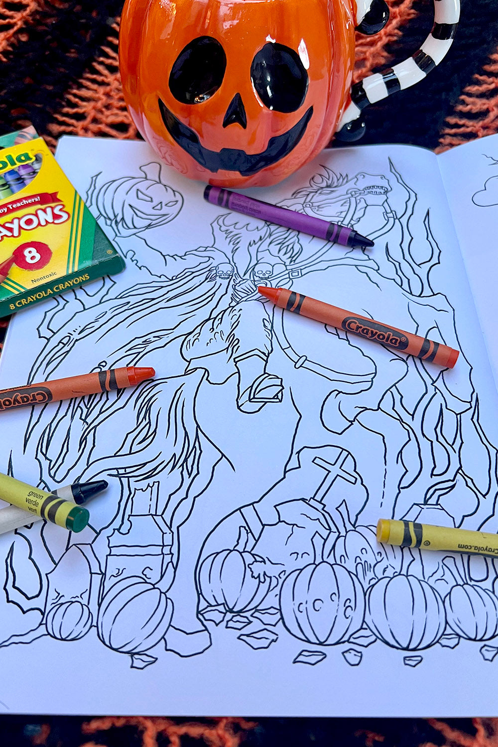 Creepy coloring book â