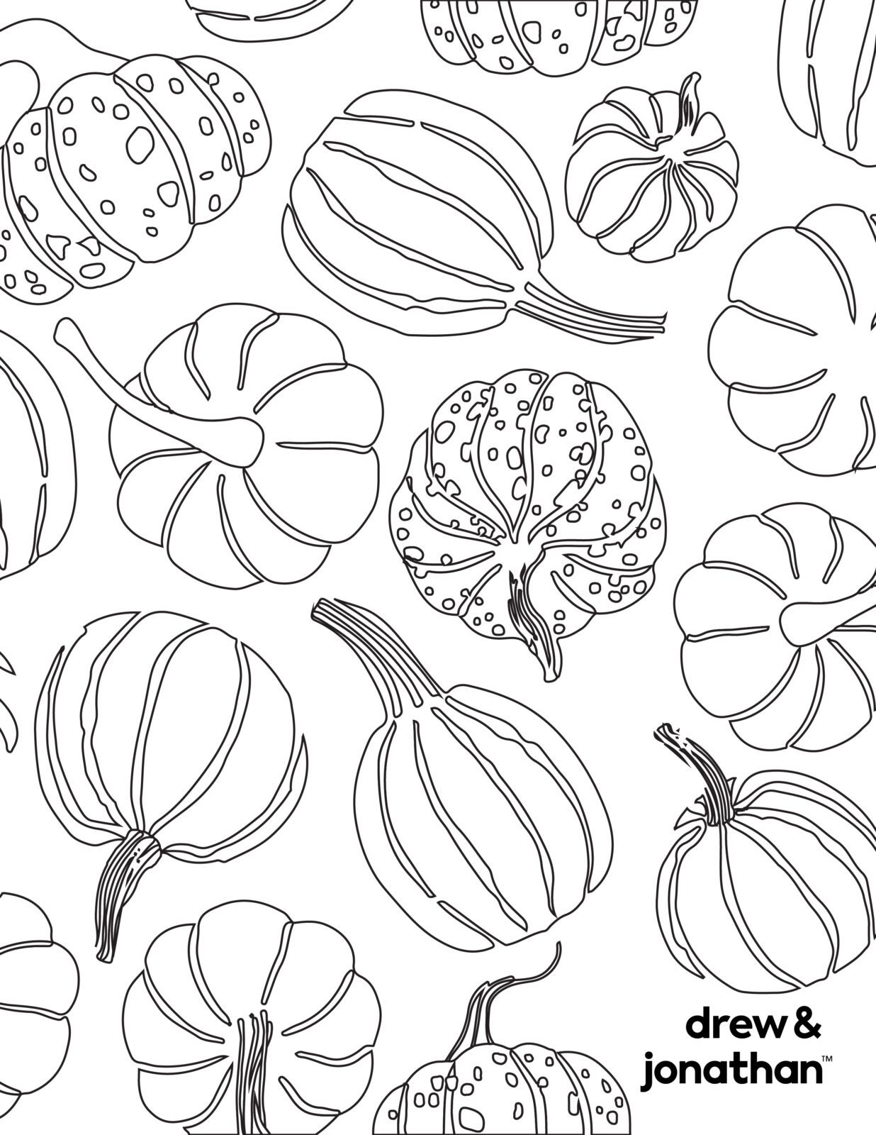 Free printable thanksgiving coloring pages for kids