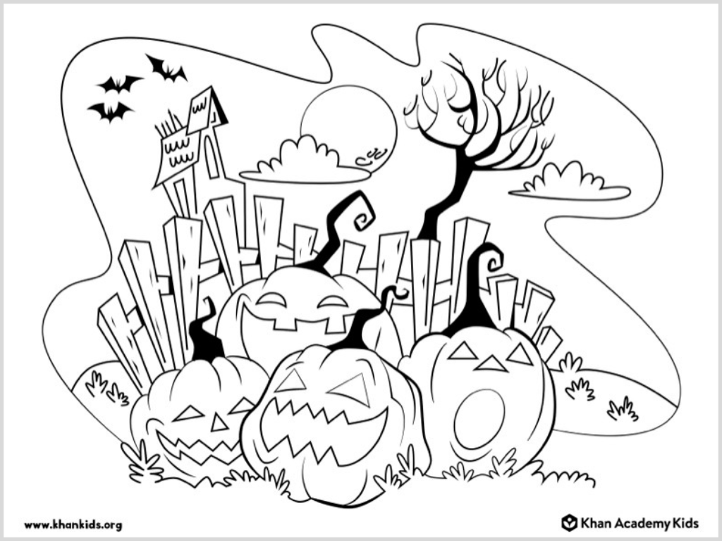 Free halloween coloring pages for kids