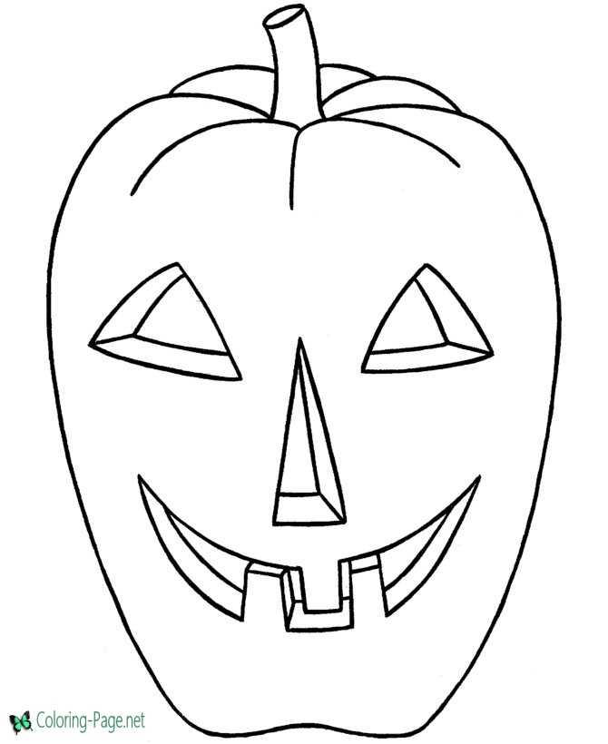 Pumpkin coloring pages