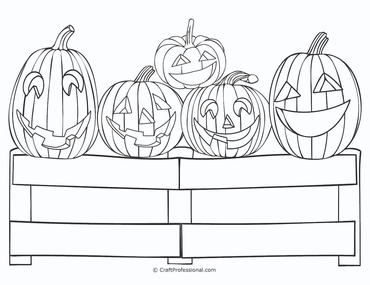 Pumpkin coloring pages