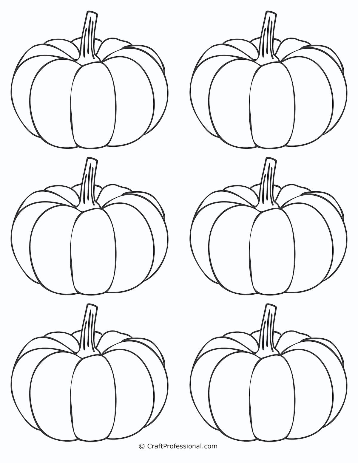 Pumpkin coloring pages