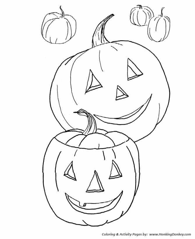 Fall coloring pages