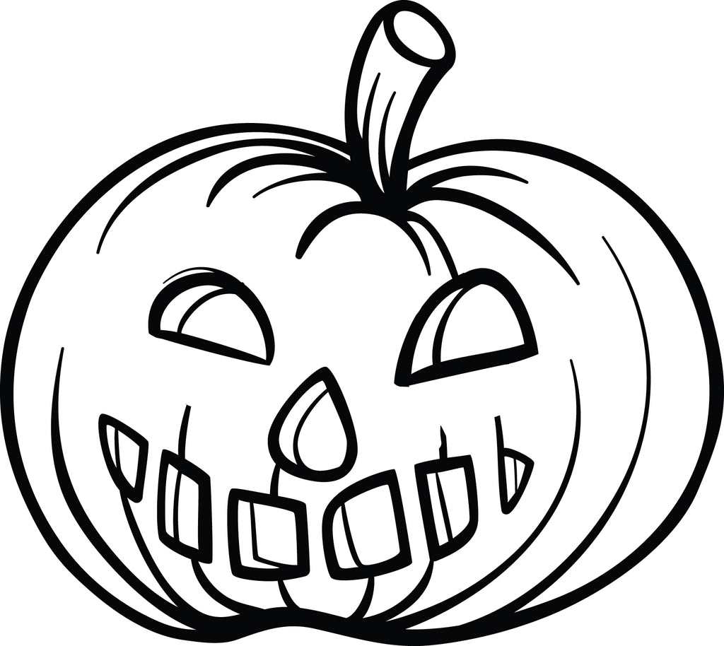 Printable pumpkin coloring page for kids â