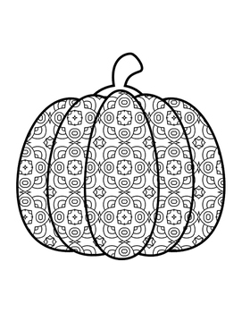 Fall coloring pages pumpkin mindfulness coloring sheets autumn activities