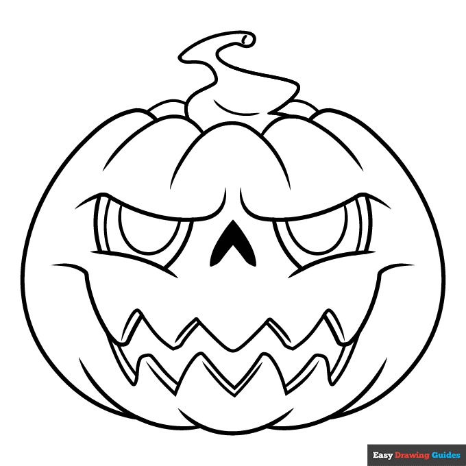 Free printable pumpkin coloring pages for kids