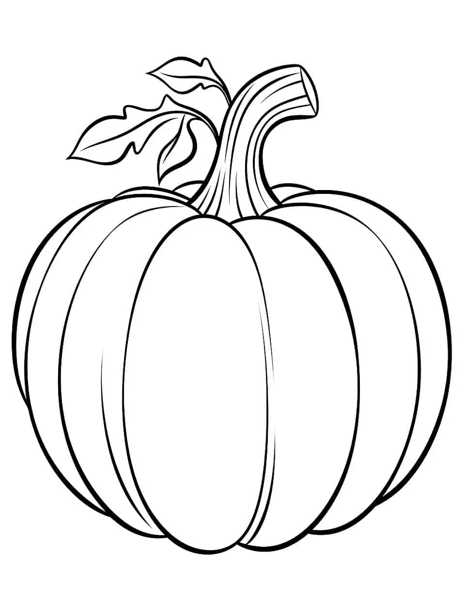 Pumpkin coloring pages free printable sheets