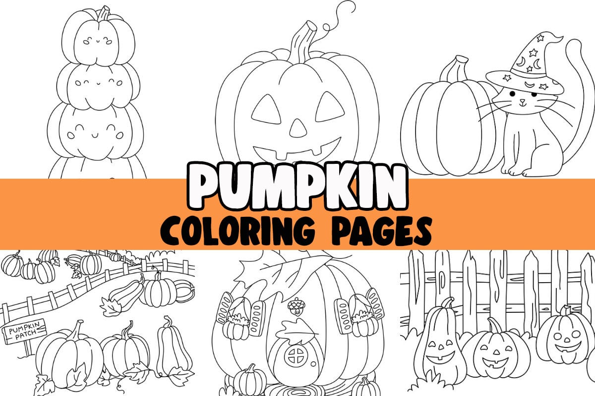 Pumpkin coloring pages free printables