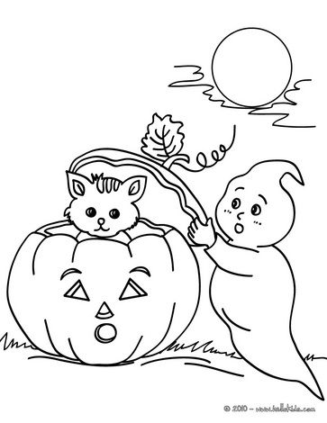 Phantom and pumpkin coloring page pumpkin coloring pages halloween coloring pages halloween coloring book