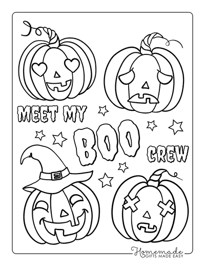 Free pumpkin coloring pages for kids adults