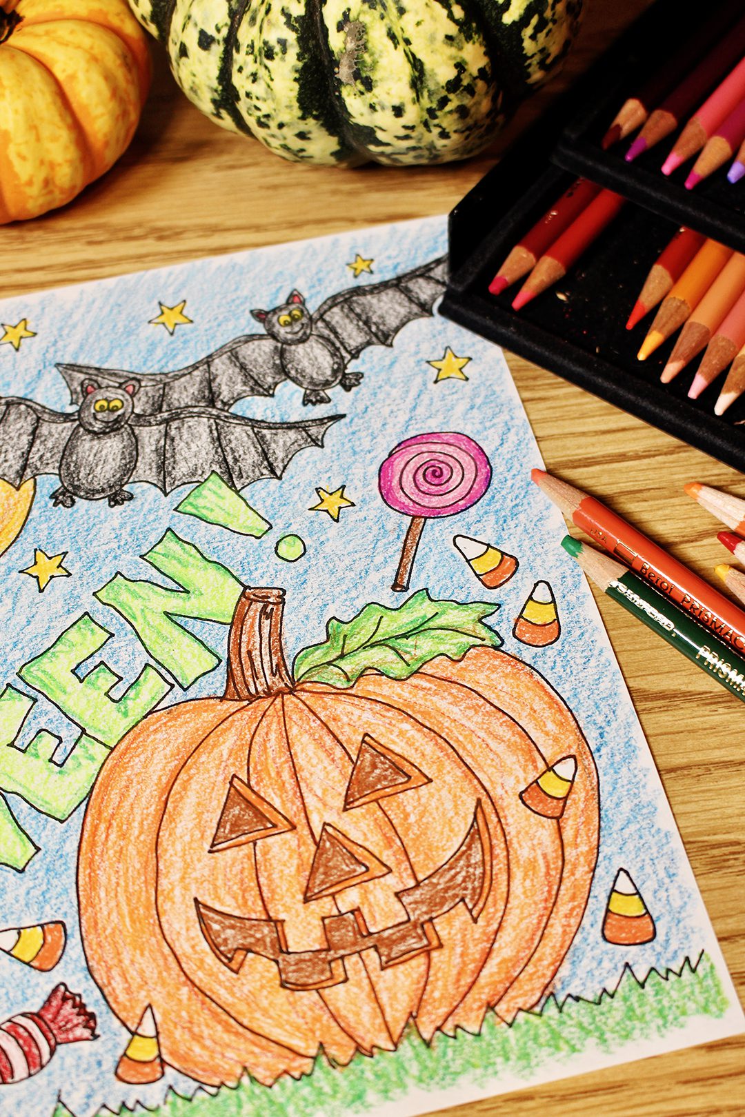 Happy halloween free coloring page