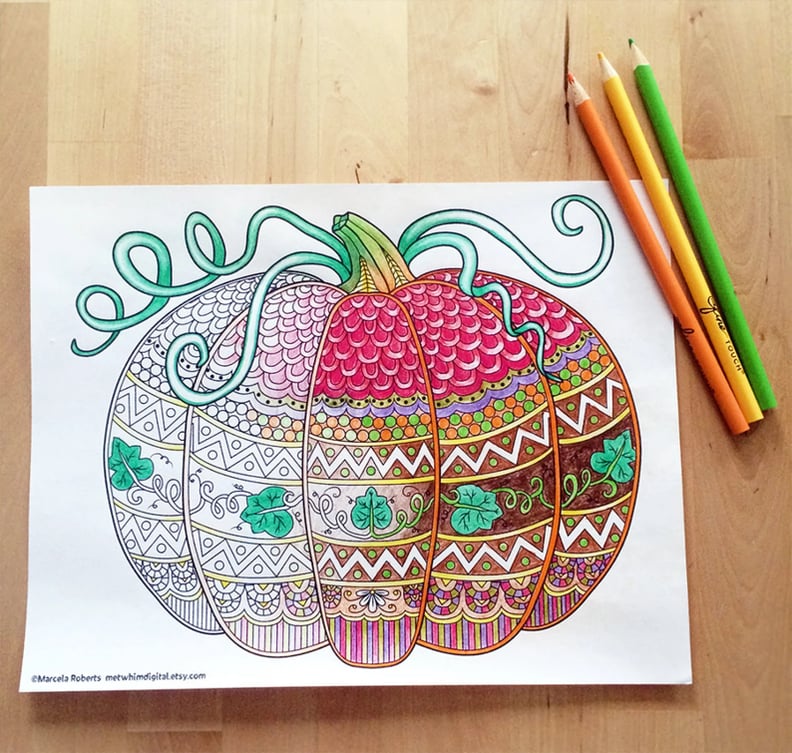 Printable halloween coloring pages for adults smart living