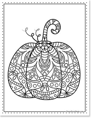 Free printable pumpkin coloring pages perfect for fall